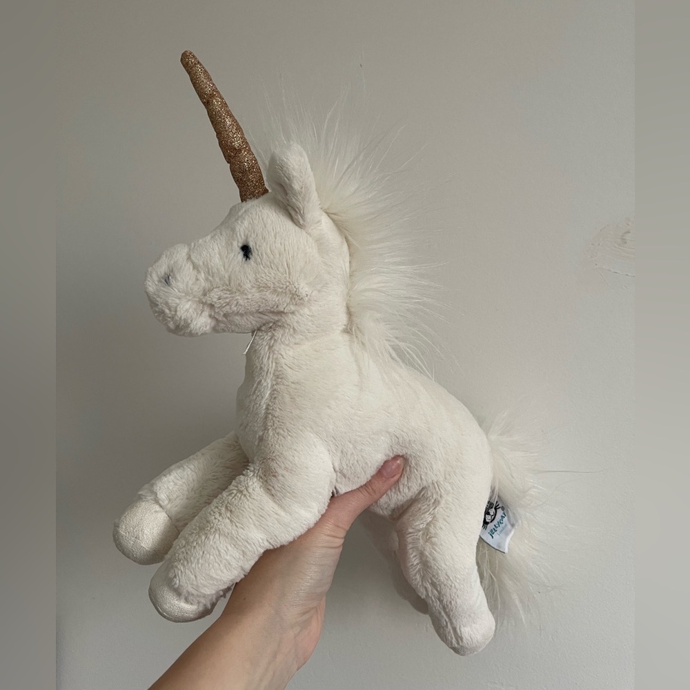 Jellycat luna unicorn laying down